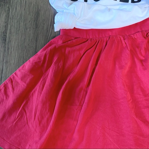 Forever 21 red mini skater skirt - Picture 2 of 3